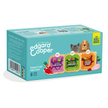 Edgard Cooper Adult Wet Dog Food Cups Multipack, (Game/Lamb/Chicken, 6 x 100g) -