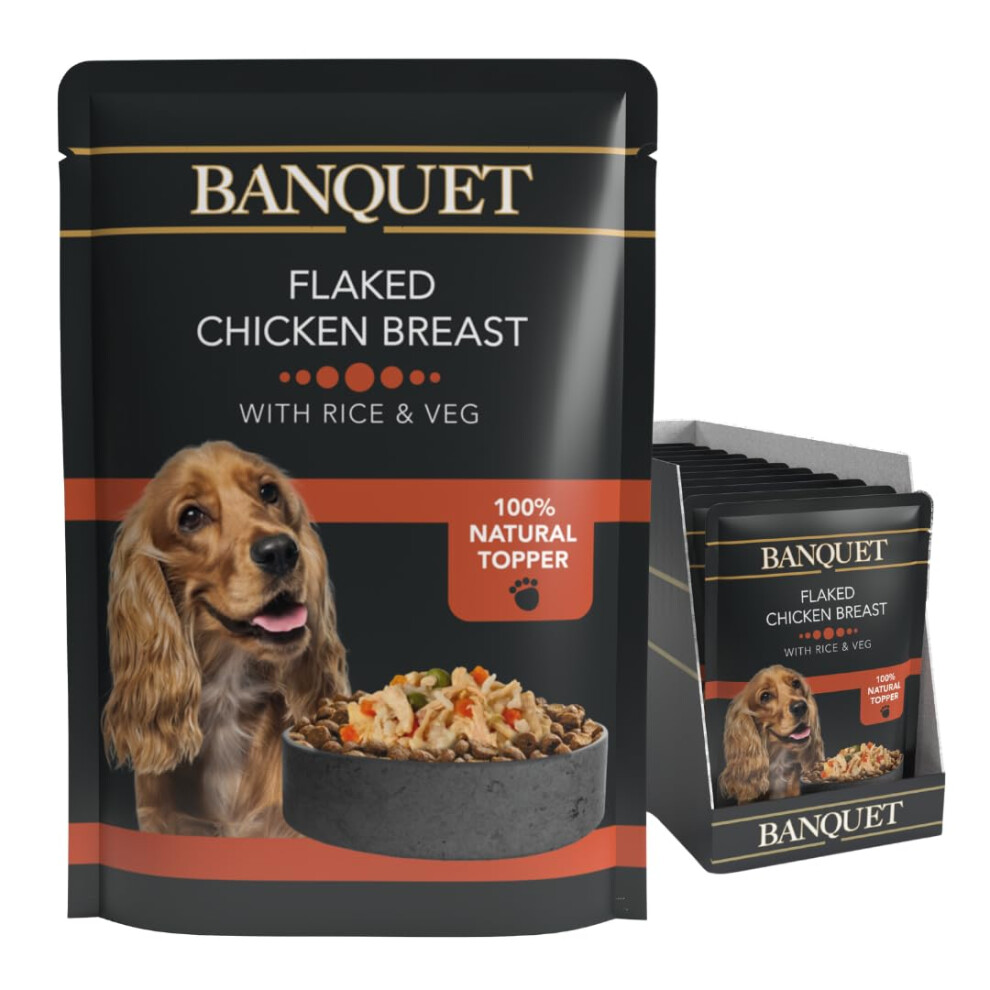 Hilife Banquet - Wet Dog Food - Flaked Chicken Breast, Rice, Veg