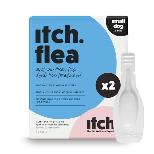 Itch - Small Dog Flea & Tick Treatment Spot-On Solution - Dogs