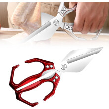 Heavy Duty Kitchen Shears with Stainless Steel Blades for Meat & Bone, Poultry Scissors
