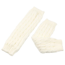 Beenwarmers, zacht, dik, dubbele warmte, wit, paar
