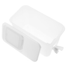 Seau à eau froide avec robinet, en plastique transparent, 1 unité.