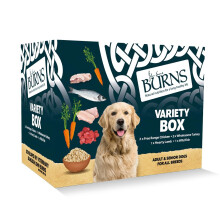 Burns Pet Nutrition Natural Wet Dog Food For Adult and Senior Dogs – 6 x 395 g Variety Box