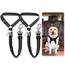 Dogs Car Seat Belt Headrest Dog Car Seat Belt Adjustable Dog Car