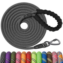 Kdsvakd Training Lead for Dogs, 1.5M 1.8M 3M 5M 6M 10M 15M 20M 30M Long Rope Dog Leash with Carabiner Clip and Soft Padded Handle, Reflective Recall