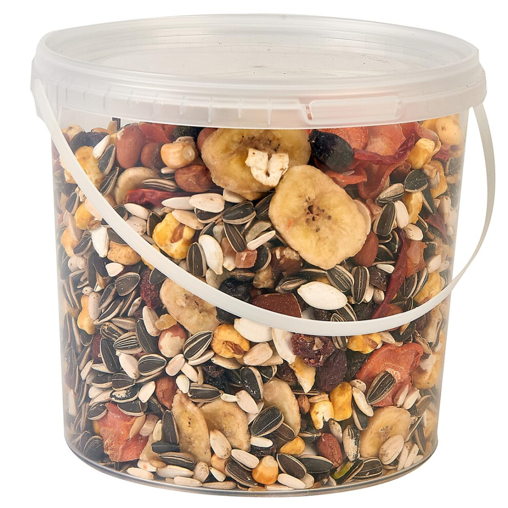 Hungry Pets Premium Parrot Food (2.5L, Fruity Mix)