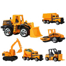 Set di mini auto giocattolo assortite da cantiere per bambini, gioco educativo