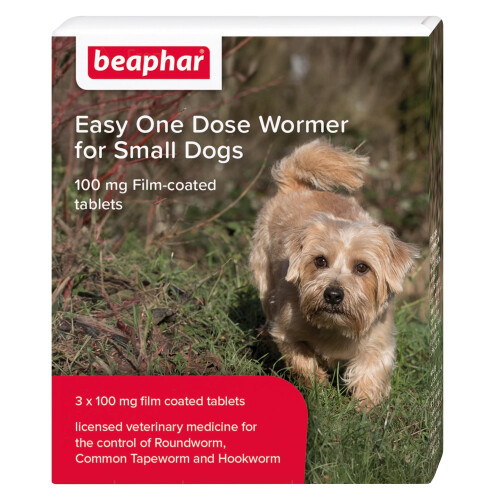 Beaphar Beaphar - Easy One Dose Worming Tablets For Small Dogs Weighing up to