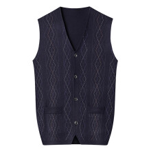 Maglioni natalizi brutti da uomo Autunno e inverno Gilet di lana oversize senza maniche lavorato a maglia Gilet casual