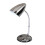 Luminária de mesa metálica com haste flexível, prateada, 40W 1