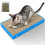 Petslucent Cat Scratching Board, Corrugate Cat Scratcher for Indoor 1