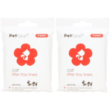 Petface Cat Litter Tray Liners, Pack of 12,White