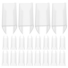240Pcs Transparent Price Tag Label Holders for Home and Store Shelves