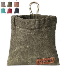 Duuclume Dog Treat Bag, Puppy Dog Training Pouch Hands-Free Walking Dog Treat Pouch, Includes Carabiner, for Pet Puppy Travel or Outdoor Use
