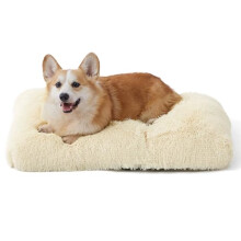 Bedsure Medium Dog Crate Bed - Fluffy Mattress for Puppy & Cats,