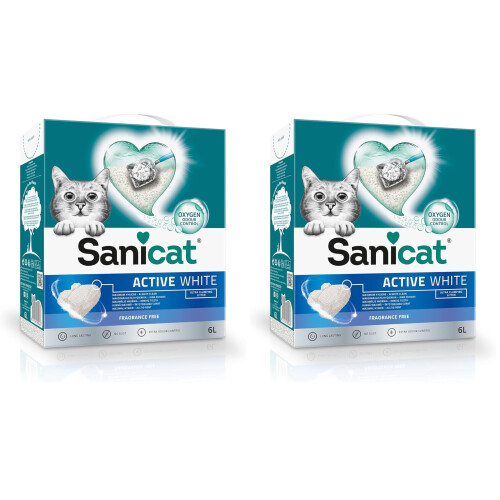 Sanicat Sanicat Active White unscented 6L (Pack of 2)