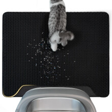 Conlun Cat Litter Mat Waterproof,Honeycomb Double Layer Design, Urine