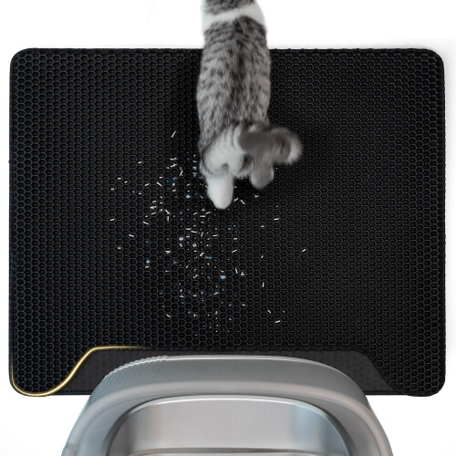 Conlun Cat Litter Mat Waterproof,Honeycomb Double Layer Design, Urine