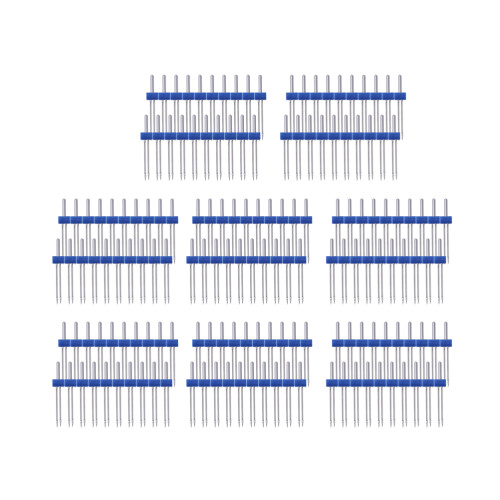 100Pièces Aiguilles Jumelles Bleu Pour Couture Robustes