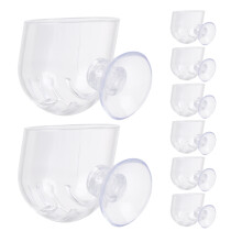 24Pcs Clear Hanging Acrylic Vase Wall Mounted Planter for Indoor Use