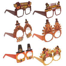 18Pcs Assorted Color Thanksgiving Glasses Party Eyewear Photo Props