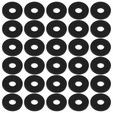500Pcs Black Flat Rubber Washers Pad for Plumbing Leak Proof Hose Seal