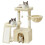 FEANDREA Feandrea Cat Tree Tower Condo with 2 Beds, Scratching Posts and Ramp, 1