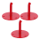 6Pcs Industrial Iron Fire Extinguisher Hook Bracket Red Wall Mount 1
