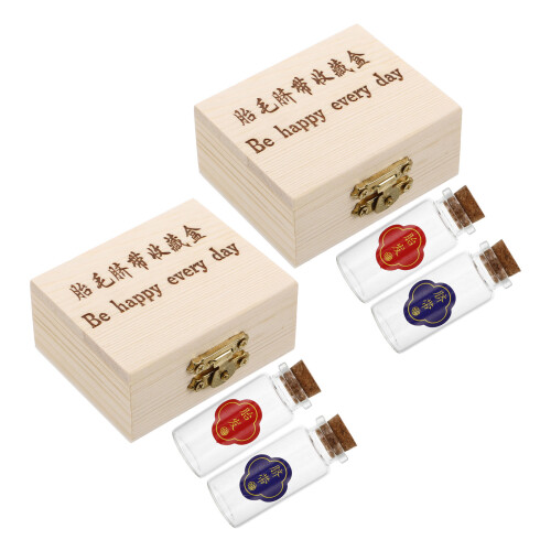 10Ensembles Souvenirs Beige Bois Pour Bébé Cordons