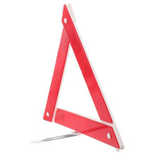 4Pcs Car Emergency Foldable Reflective Triangular Warning Signs in Red
