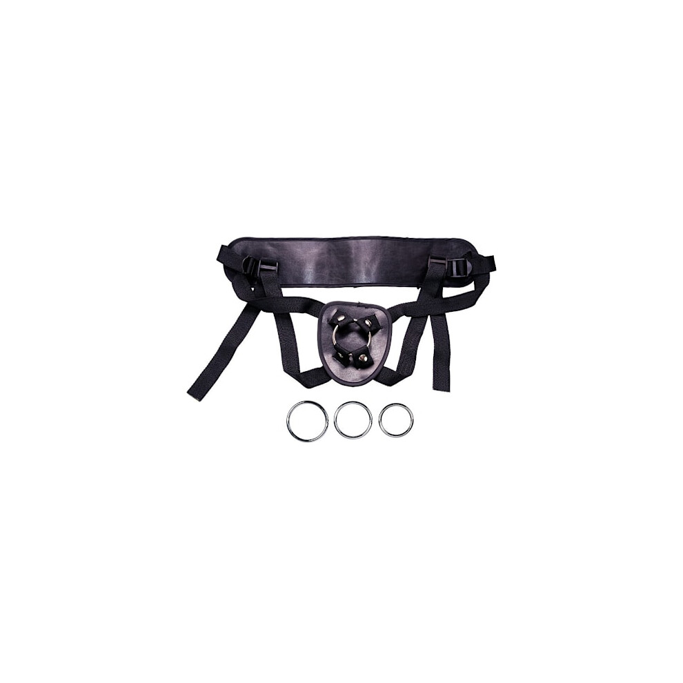You2toys: Universal Harness With 3 Metal Rings Black 9327961522299