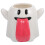 2Pcs Cute Cartoon Ghost Mug Halloween Themed White Ceramic Cup 1