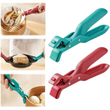 2 pinzas de silicona antideslizantes y aislantes del calor para cuencos, multiusos para la cocina – Compatibles con la mayoría de los cuencos
