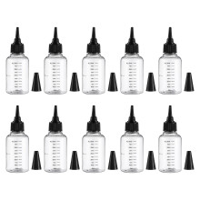 20Pcs Empty Plastic Applicator Bottles for Cosmetics and Craft Use