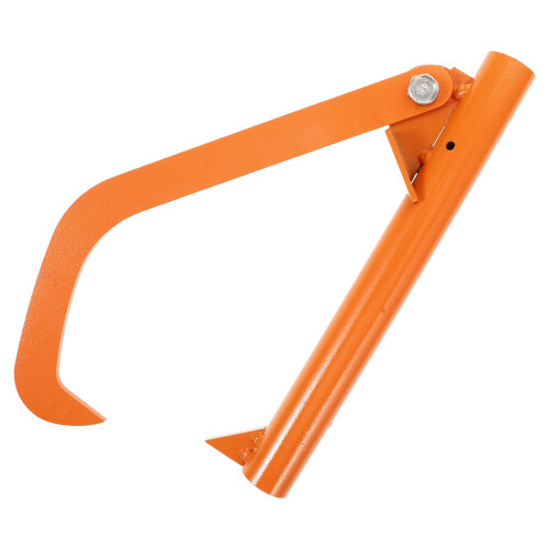2Pcs Red Metal Cant Hooks Heavy Duty Log Tools for Timber Moving