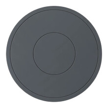 Under 5 $, Silicone Heat Insulation Placemat Pot Mat 22Cm Dark Gray Anti-Slip Rubber Trivet for Kitchen Countertop Cup Bowl Table Protection