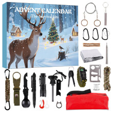 24-daagse outdoor survival adventskalender voor mannen