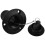 4Pcs Plastic Rv Water Fill Inlet Black for Pipe Installation 1