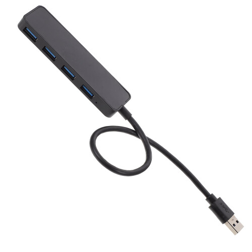 Draagbare USB-hub USB 3.0 met 4 poorten, dockingstation, multifunctionele USB-datahub