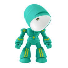 LED-robotnatlampe med magnetisk base, justerbar vinkel