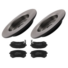 Disques de Frein+Plaquettes Arrière for Kia Picanto Berline 2004-2017