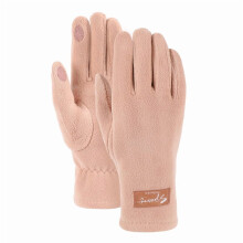 Winterwarme Fleecehandschuhe für Damen mit Touchscreen-Funktion, ideal für Outdoor-Aktivitäten wie Radfahren und Autofahren.