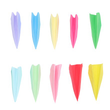 200Pcs Kids Origami Paper Plane Toys Assorted Color Party Atmosphere