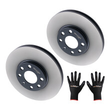 Disque de Frein Avant Ventilé for Opel Astra G 1.7 2.0 DI TD 1998-2005@0RD4