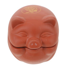 2Stk Mini Schwein Keramik Kochtopf , Traditioneller Steintopf