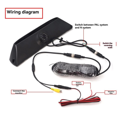Car Rear View Camera Backup Parking Camera 4089 Chips Camera for  Daily 2011-2014 2