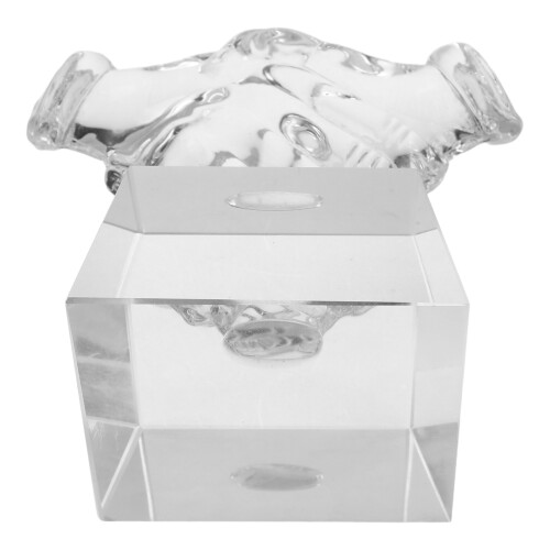 3Pièces Trophées Transparent Main Serrée École