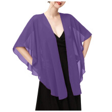 Xale e echarpe de chiffon feminino YOUSNH, ideal para casamentos e festas. Xale transparente, lenço para usar com vestidos de noite, acessórios e