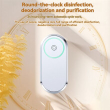 Deodorizer Air Purifier Negative Ion Bathroom Pet Home Use Disinfection and Formaldehyde Removal Odor and Smoke EU Plug
