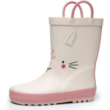 Toddler & Kids Rain Boots with Easy-On Handles, Waterproof Rubber Boots in Fun Patterns (Compatible with Toddler/Little/Big Kid)